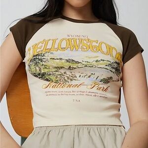 Urban outfitters baby tee. Is a large but fits more like medium/small